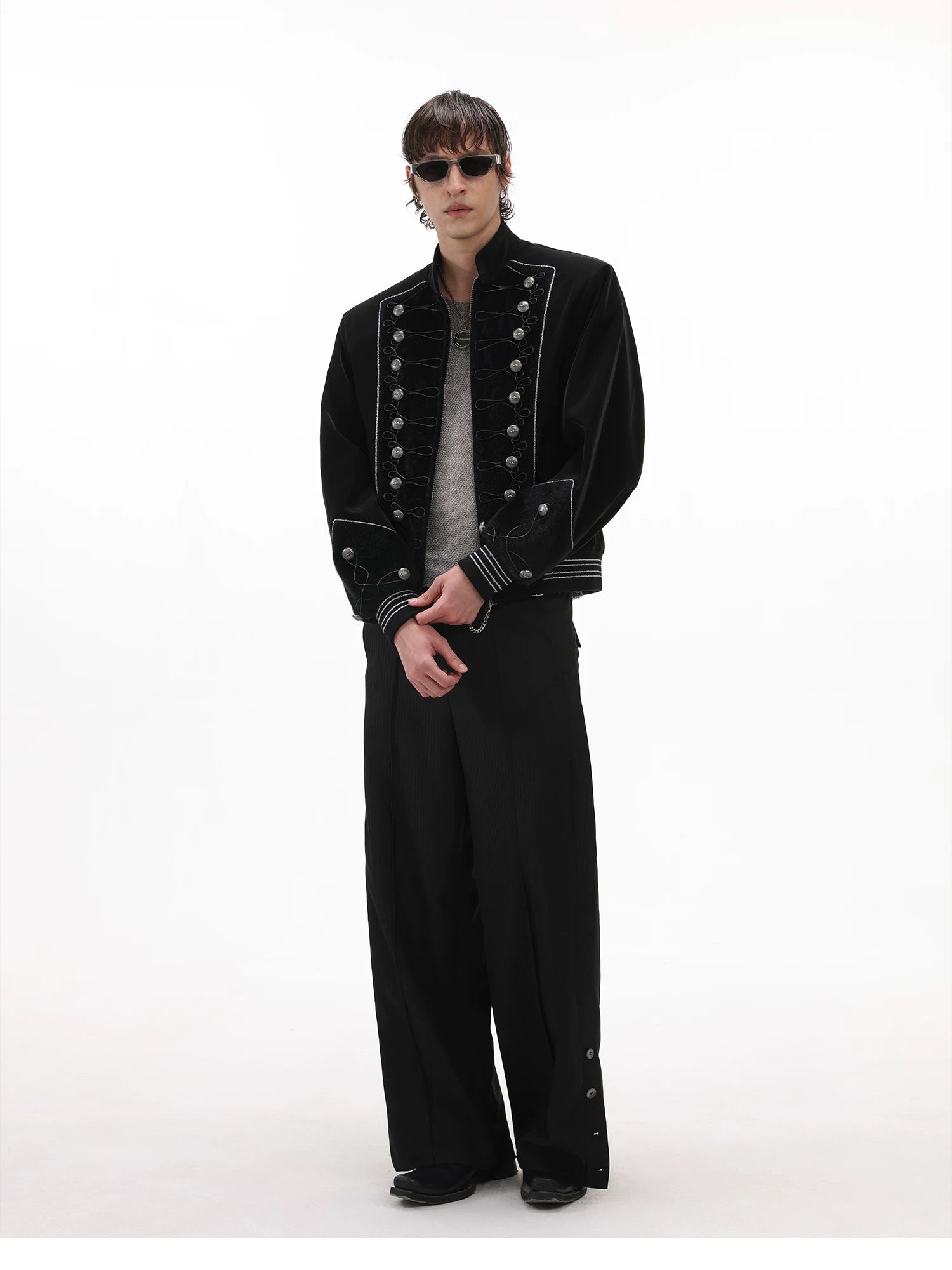 【26s May】Napoleonic Double-Breasted Embroidered Jacket