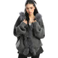 【25s Nov.】Large Fur Collar Hooded Cardigan