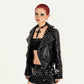 【25s Oct.】Street Style Rivet PU Leather Jacket