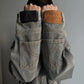 【25s Aug.】Deconstructed Washed Reversed Stand Collar Denim Jacket