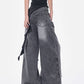 【25s Jul.】Frayed Ripped Oversized Wide-Leg Pants