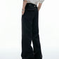 【25s Aug.】Pleated Red Lip Print Flared Trousers