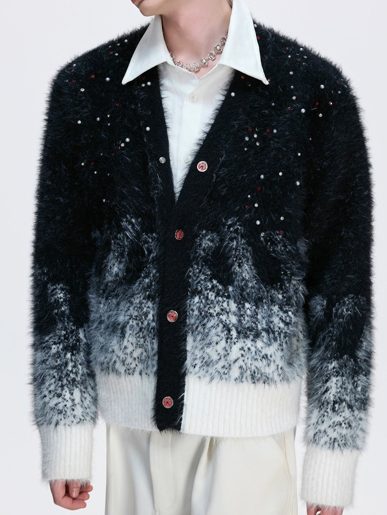 【25s Dec.】Christmas Gradient Rhinestone Knit Sweater