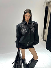 【25s Sep.】Fireworks Beaded Simple Jacket