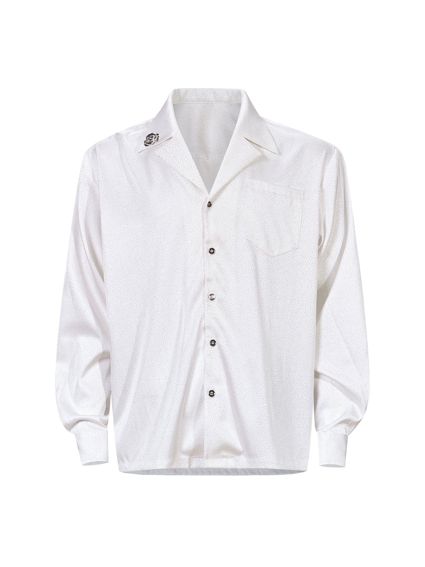 【25s Oct.】Luxury Diamond Metal Rose Long-sleeved Shirt