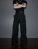 【25s Sep.】Vintage Metal Zipper 3D Pocket Pants