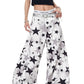 【25s Aug.】Star Print Tie-dye Loose Overalls