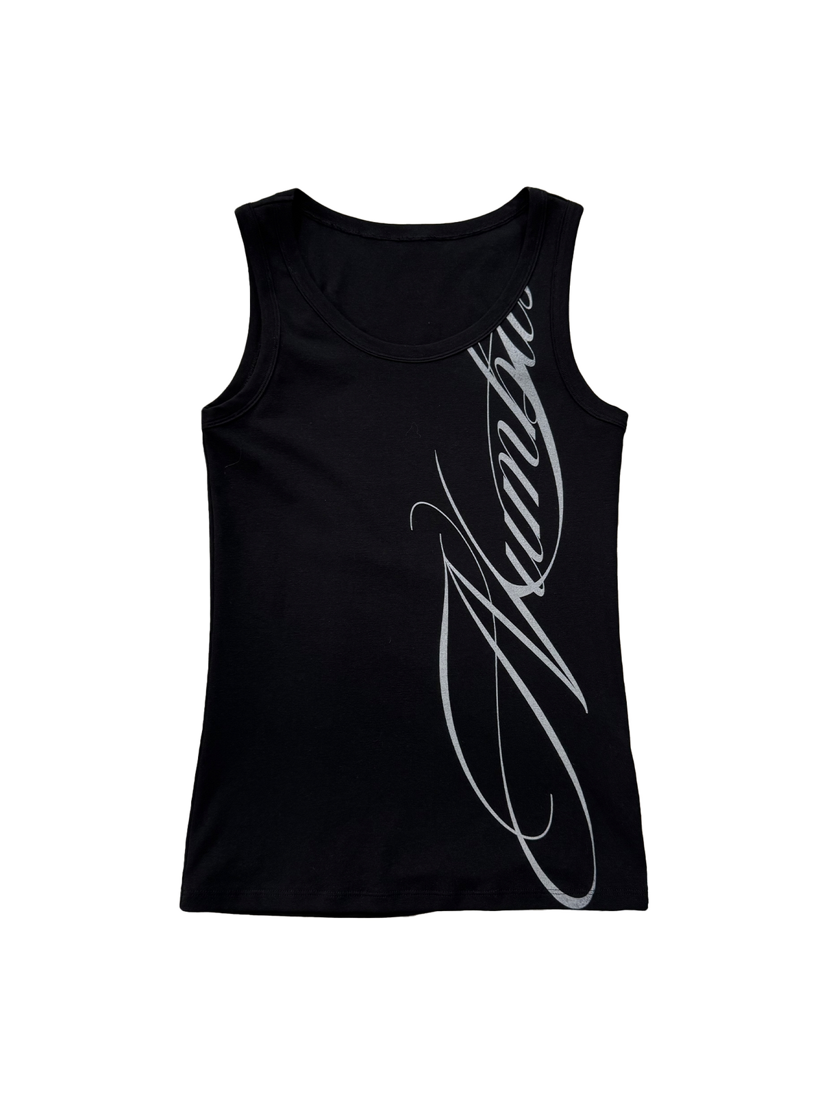 Script Graphic Compression Tank Top