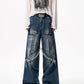 【25s Oct.】Deconstructed and Reconstructed Rivet Design Jeans