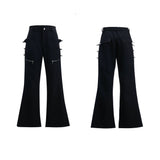 【25s Sep.】Vintage Metal Zipper 3D Pocket Pants