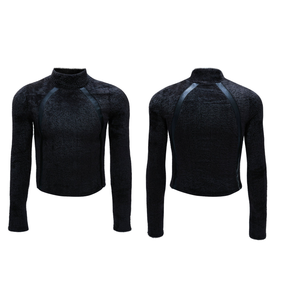 【25s Nov.】Deconstructed Faux Mink Turtleneck Bottoming Shirt