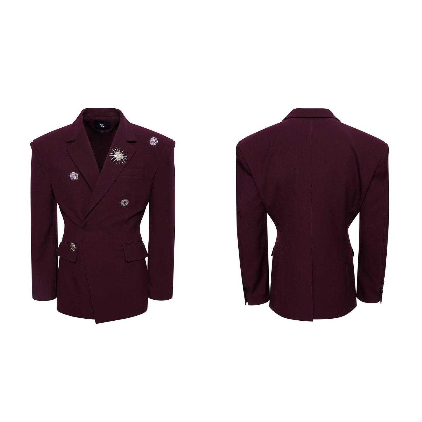 High-end Luxury Metal Brooch Suit / Pants