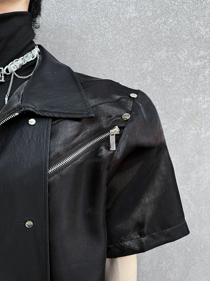 High-Street Turn-Down Collar Shirt
