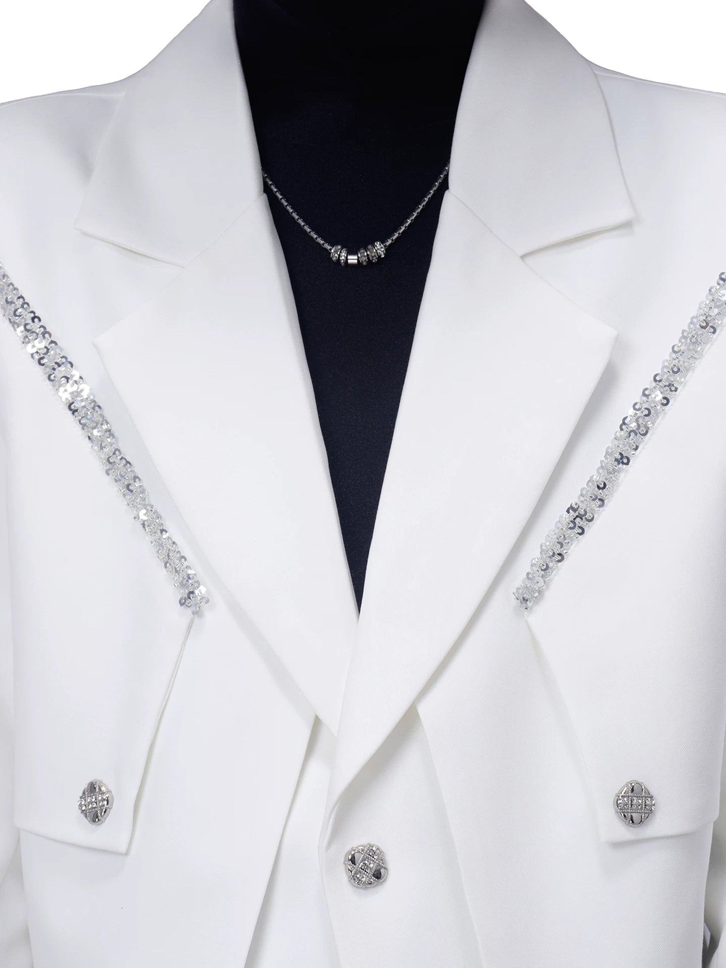 Layered Deconstructed Cropped Blazer