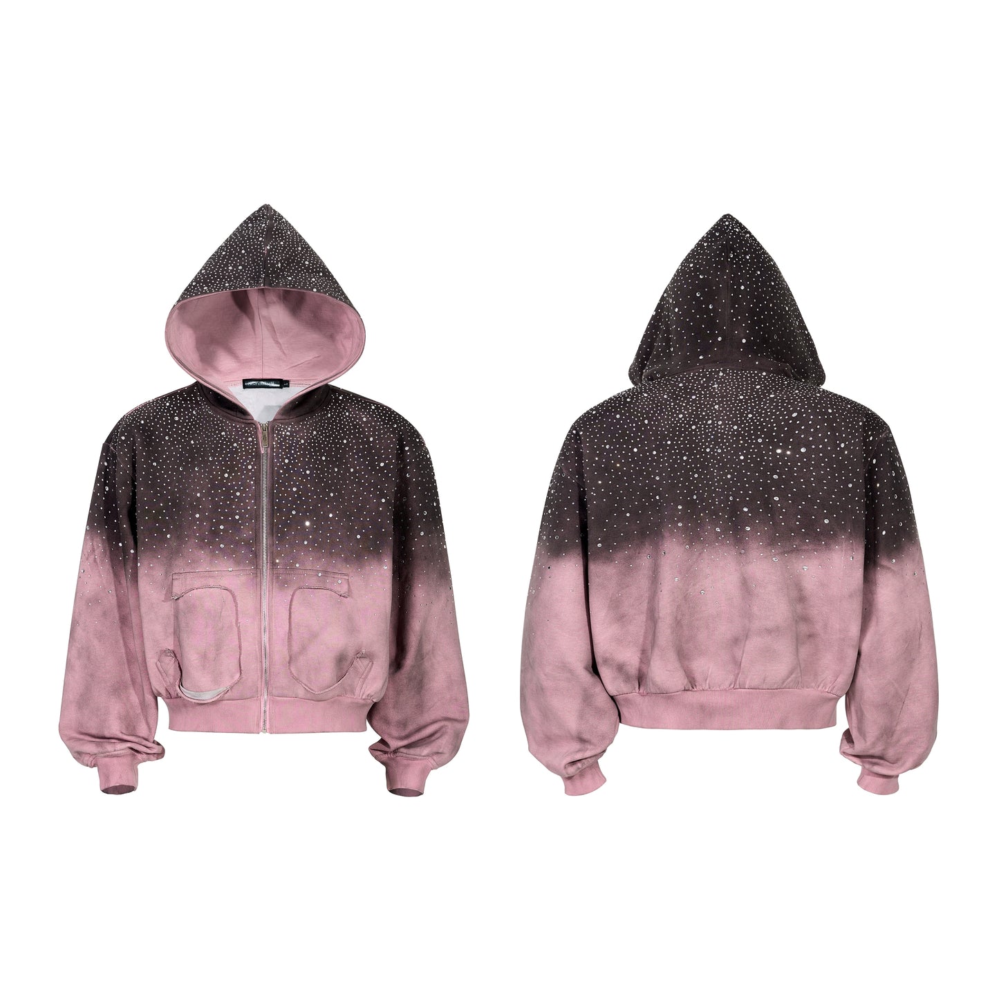 【25s Nov.】Stellar Rhinestone Thick Hooded Sweatshirt/Pants