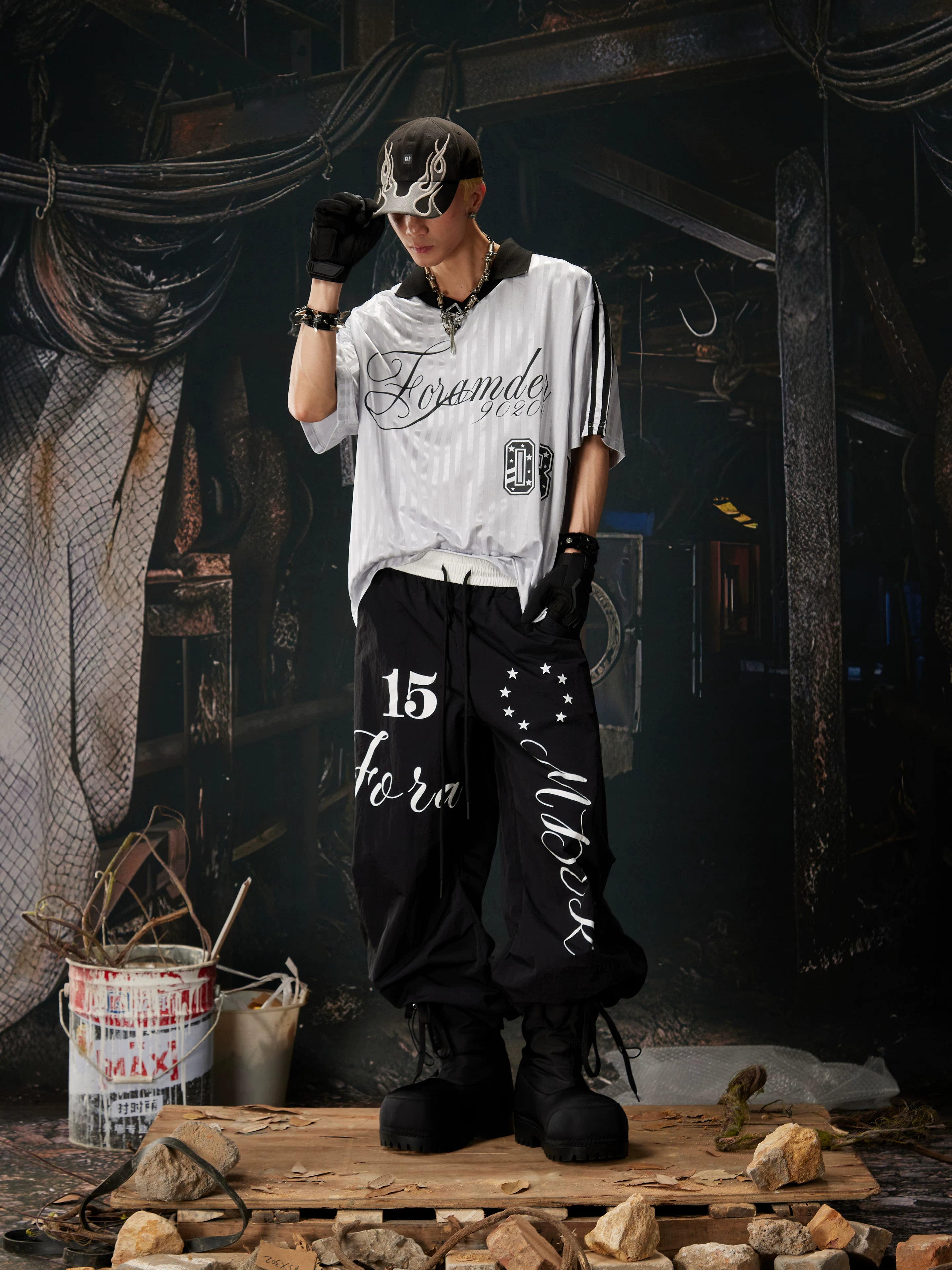 Contrast Jersey Street Tee