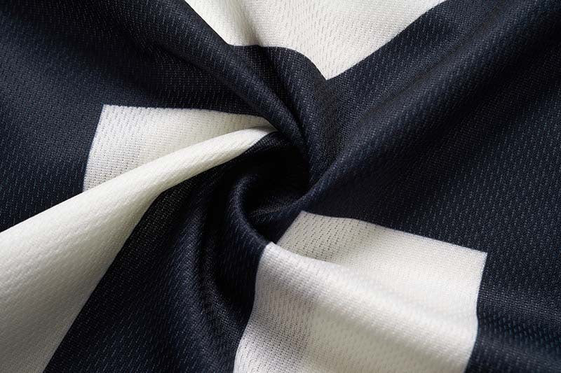 Vintage Letter Stripe Polo Jersey