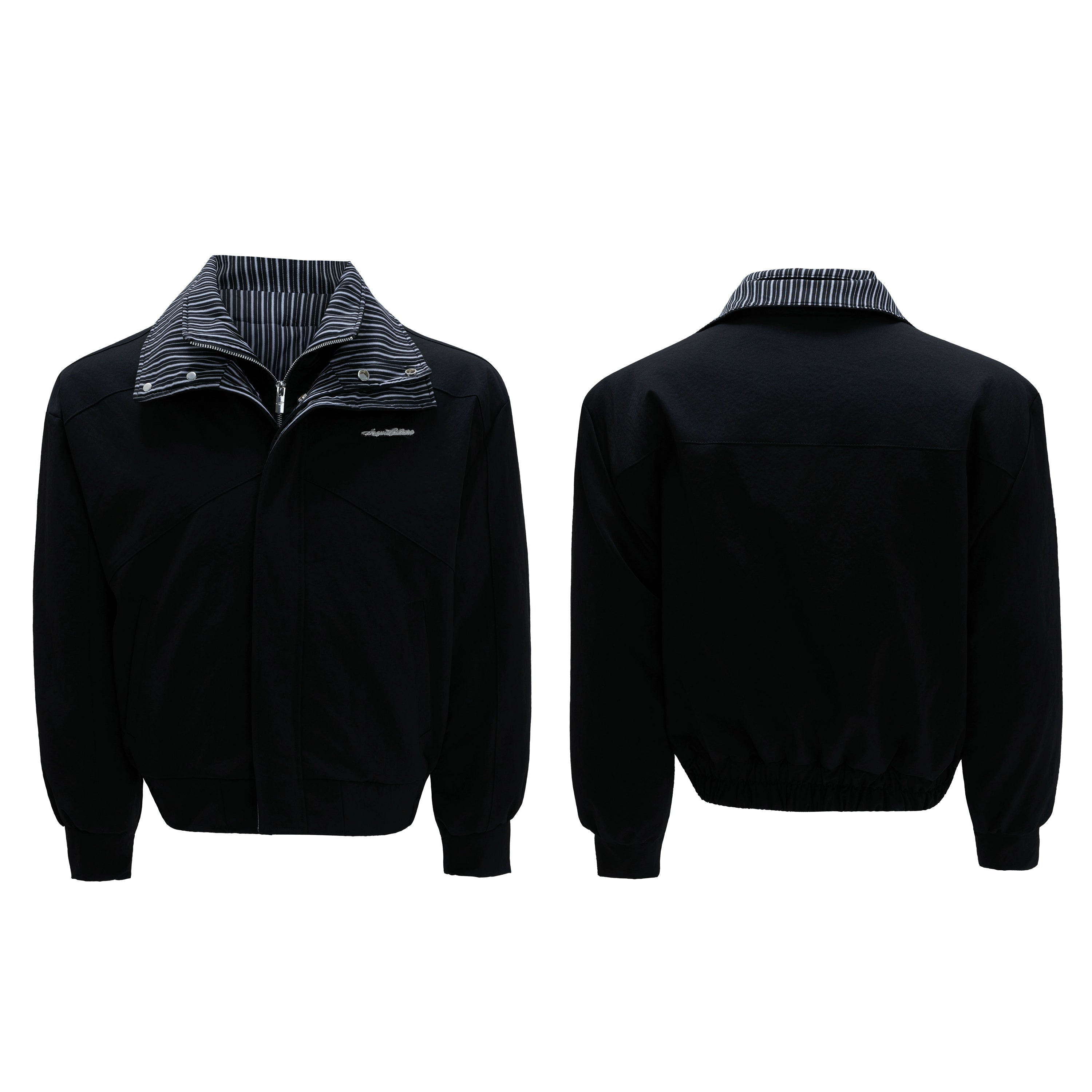 【25s Nov.】Washed Striped Thickened Cotton Coat