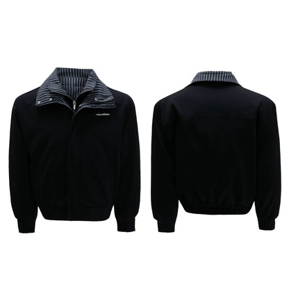 【25s Nov.】Washed Striped Thickened Cotton Coat