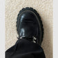 Platform Big Toe Leather Shoes