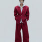 【25s Nov.】Drawstring Waist Padded Shoulder Suit/ Trousers