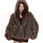 【25s Feb.】Suede Eco-friendly Fur Double-sided Cotton Jacket