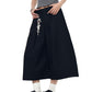【25s 】Pleated Wide Leg Casual Cropped Trousers