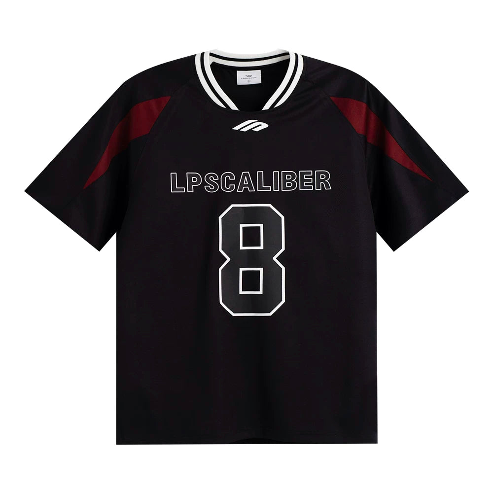 Retro Number Contrast Jersey Tee