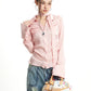【25s Sep.】Plaid Vintage Ruched Slim Fit Waist Shirt