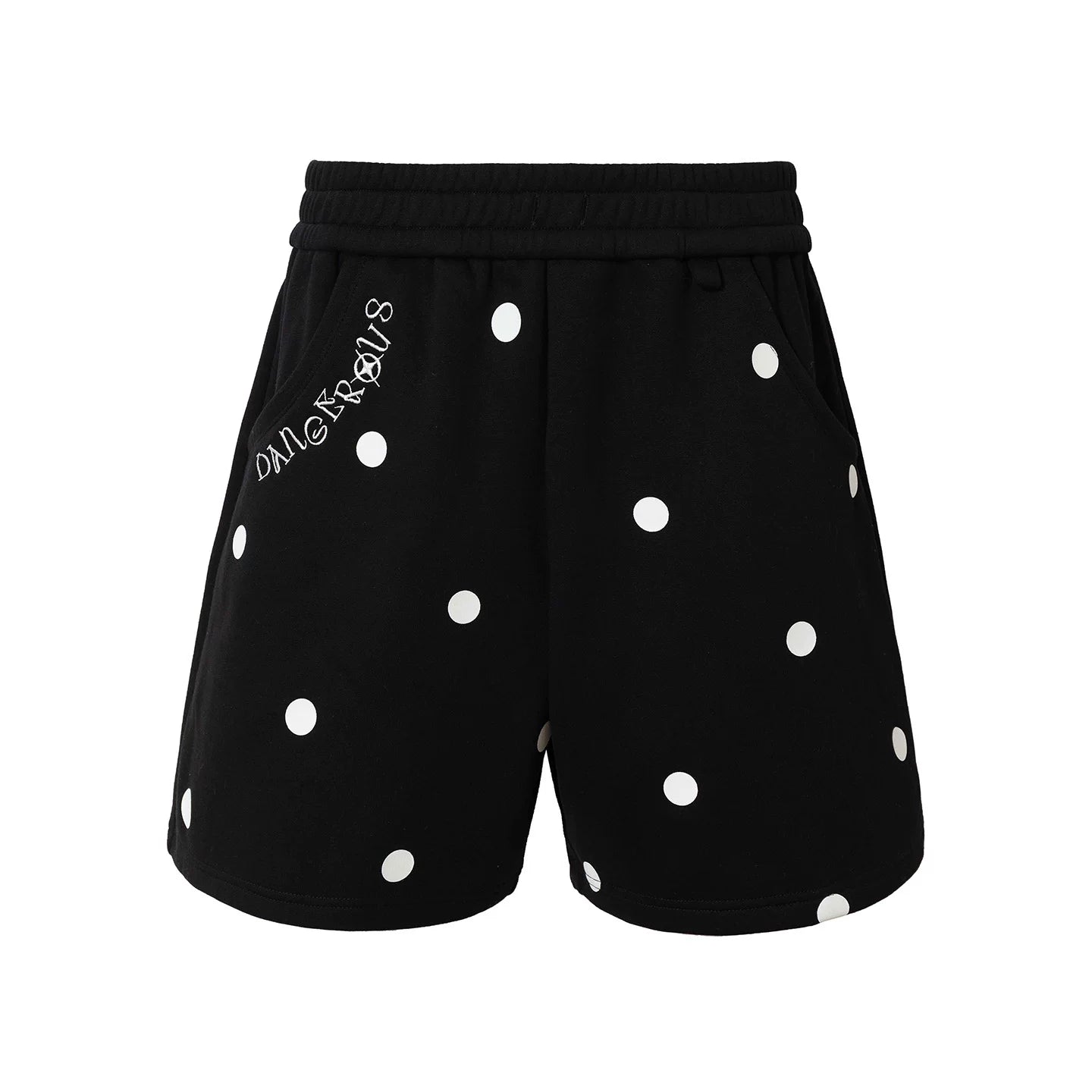 Polka Dot Wide-Leg Shorts