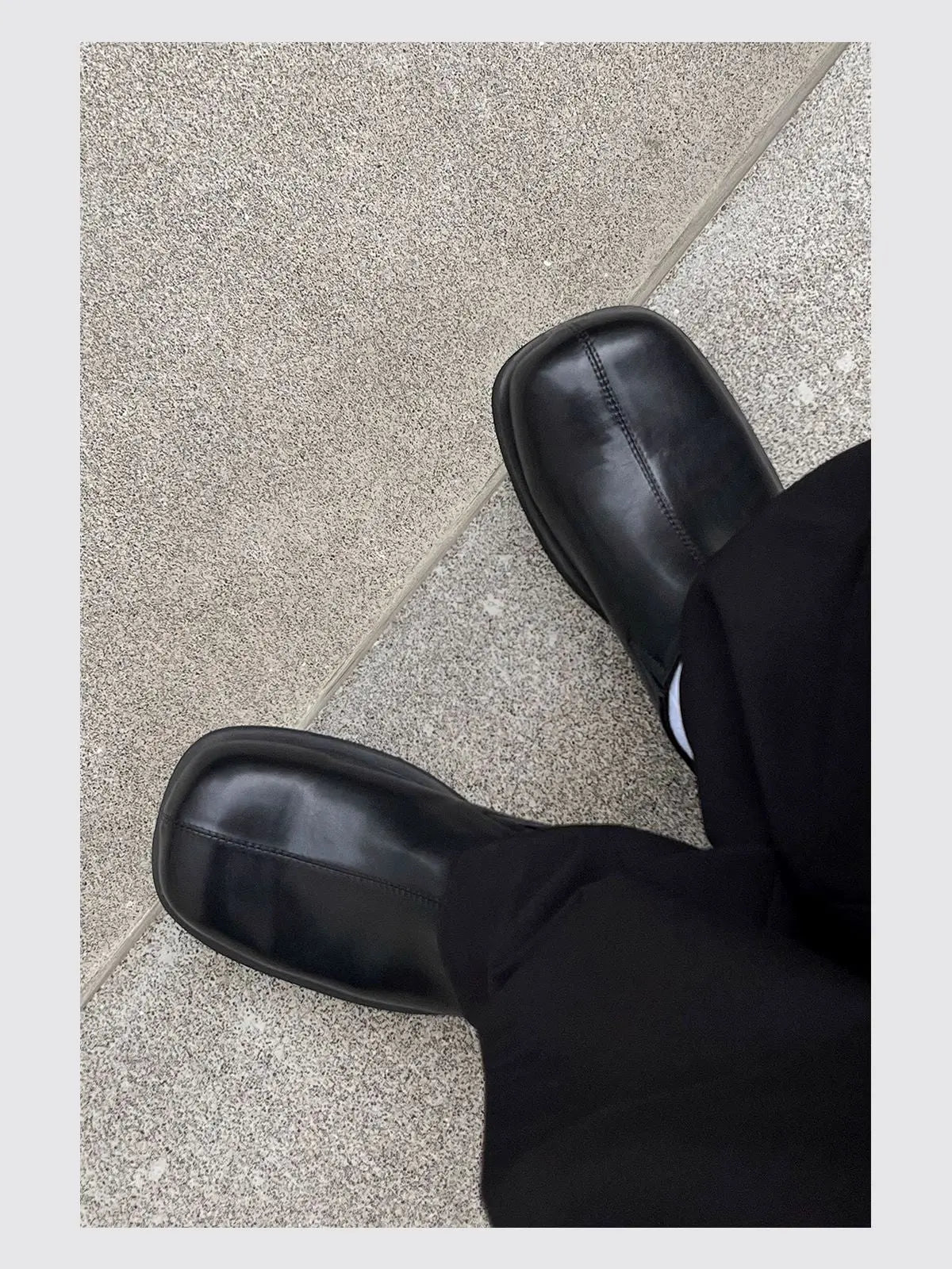 Platform Toe Derby Shoes ArtsKoreanMan