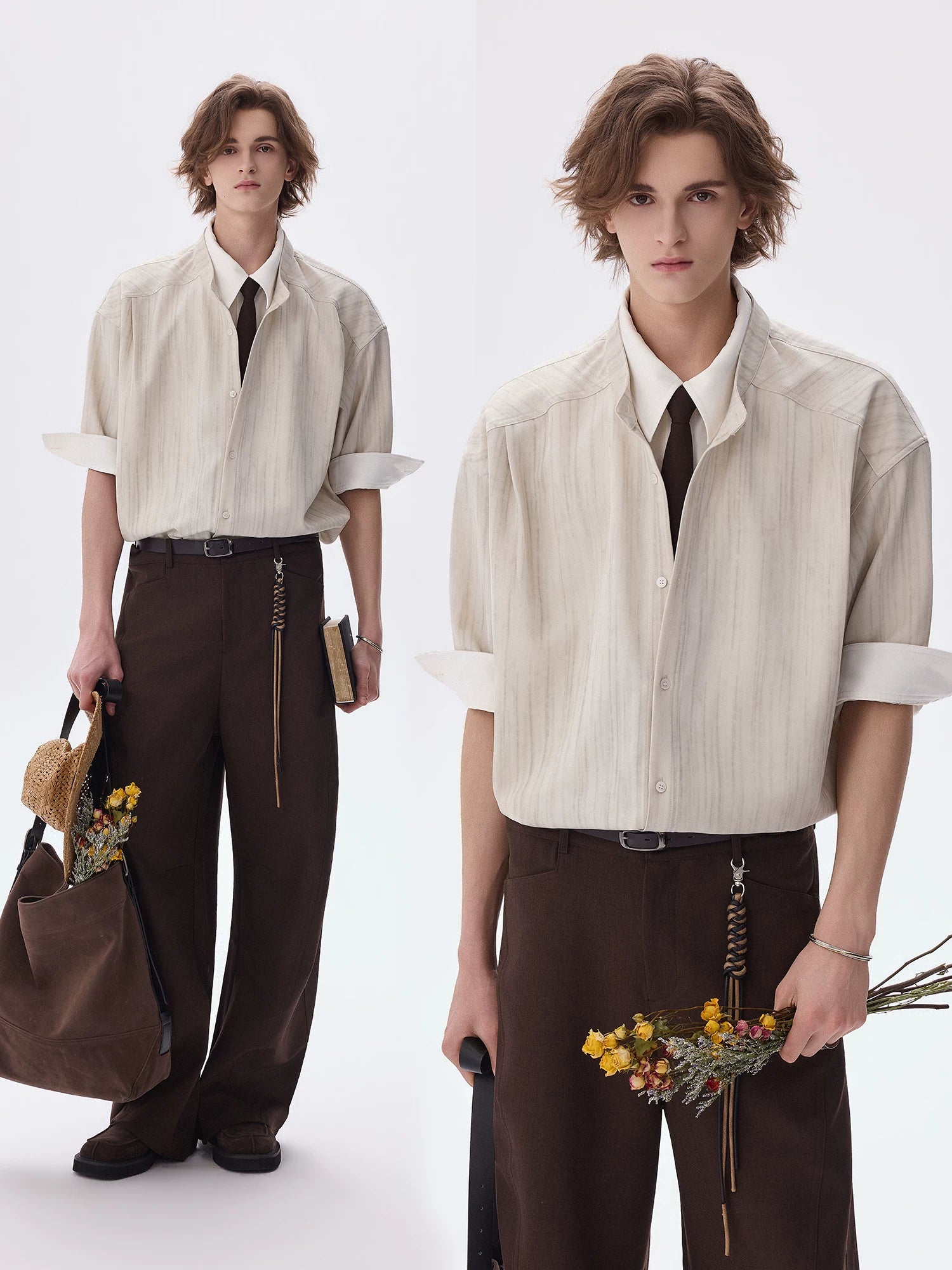 Layered Business Short Sleeve Shirt