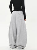 【25s Jul.】Fleece-Lined Deconstructed Blade-Cut Wide Pants