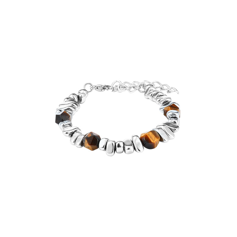 Beaded Titanium Steel Bracelet