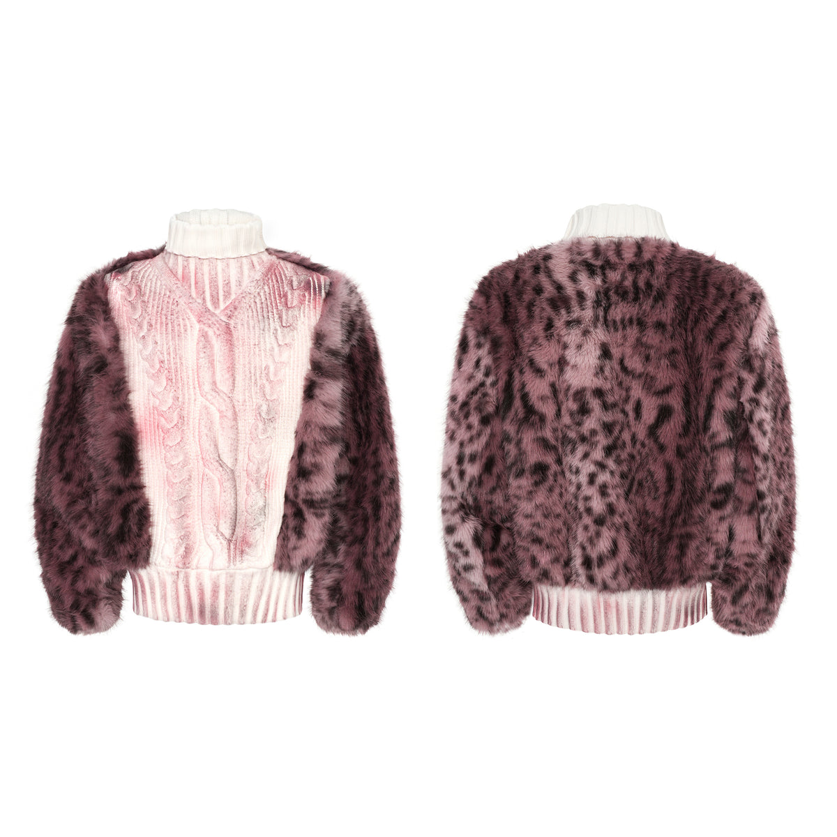 【25s Dec.】Fur Collar Knit Sweater