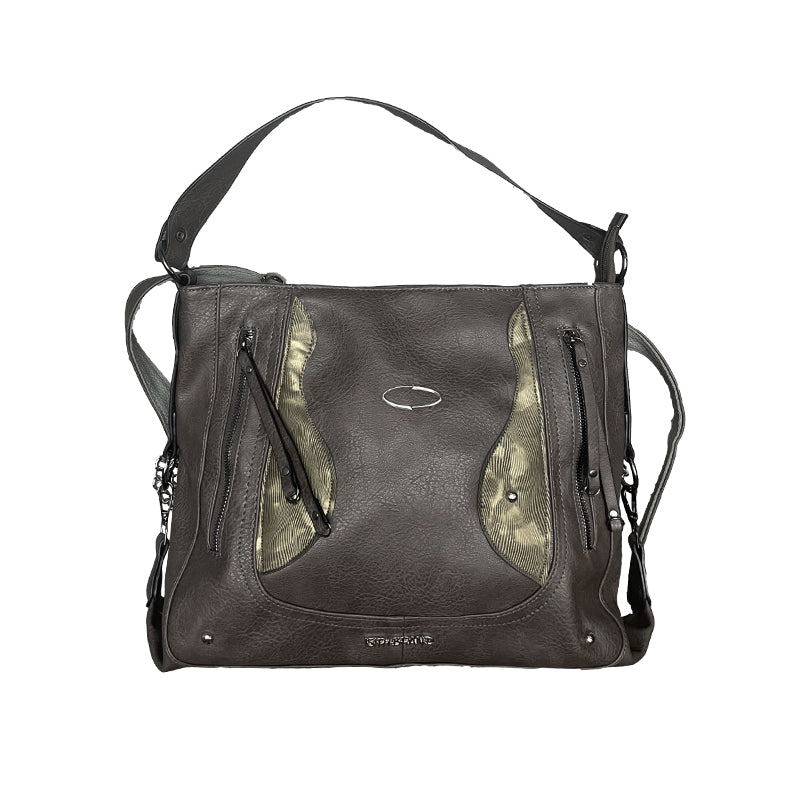 Retro Color-blocked Crossbody/Backpack ArtsKoreanMan