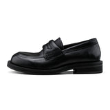 Elegant Minimalist Leather Loafers