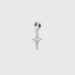 Layered Cross Star Drop Earrings