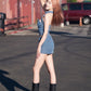 【23s August.】Trend Denim Vest Tight Skirt ArtsKoreanMan
