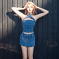 【23s August.】Trend Denim Vest Tight Skirt ArtsKoreanMan