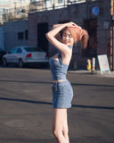 【23s August.】Trend Denim Vest Tight Skirt ArtsKoreanMan