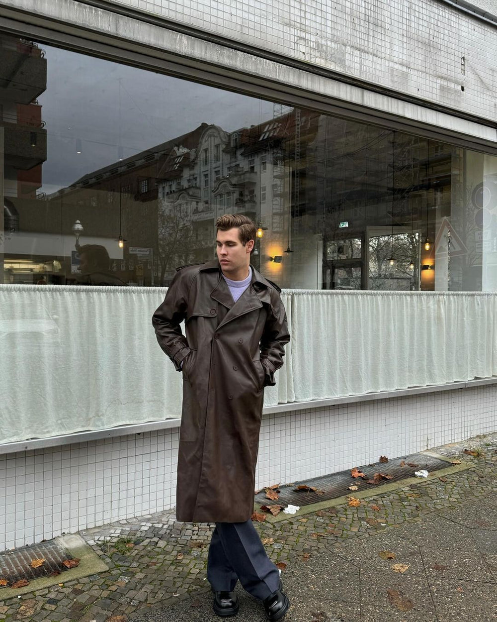 Thick-soled Metallic Derby Shoes ArtsKoreanMan