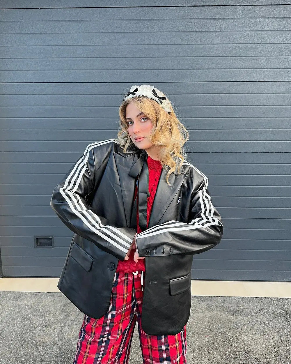 【23s August.】Oversized Black Leather Blazer ArtsKoreanMan