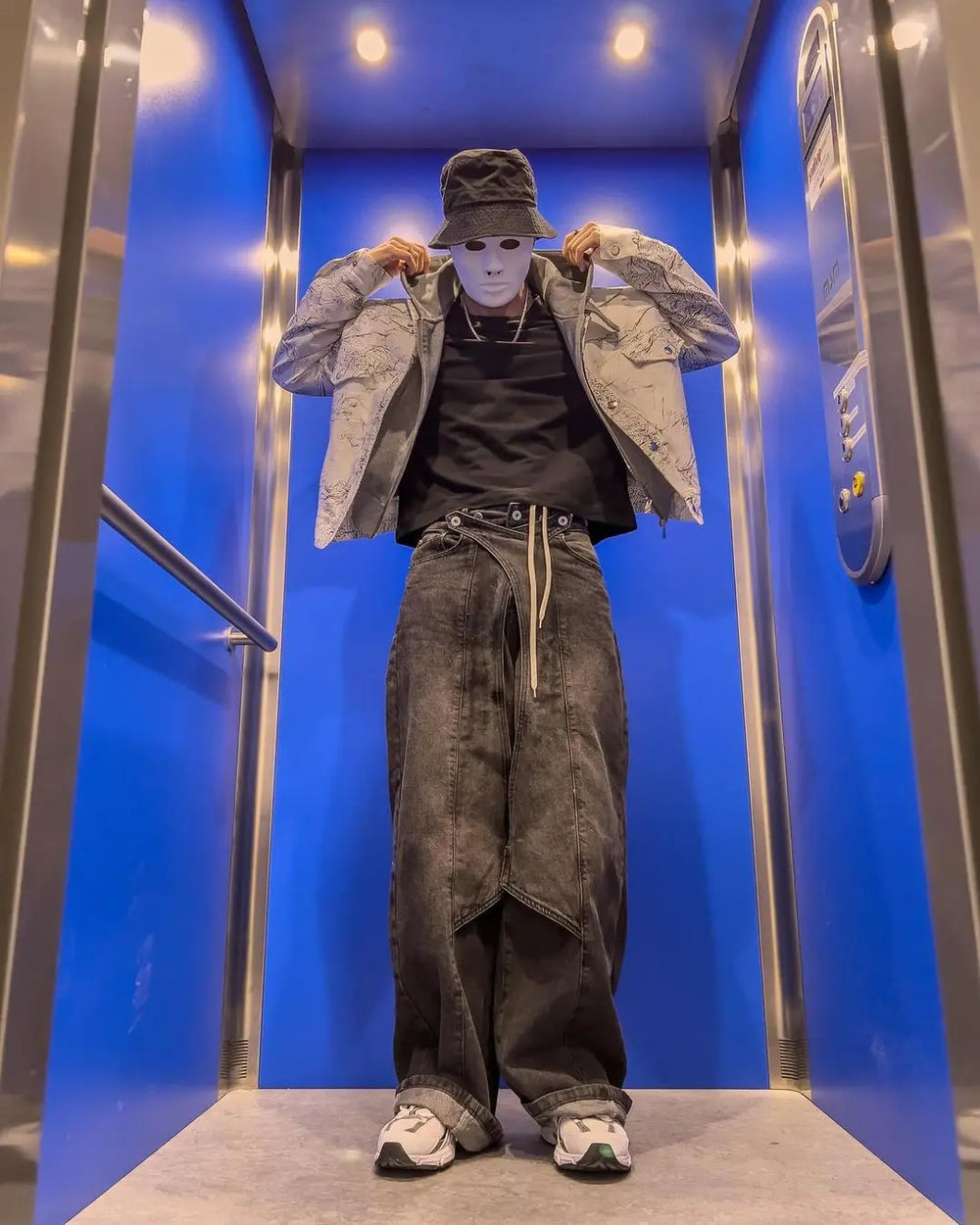 【23s Jun.】Distressed Wide Leg Jeans ArtsKoreanMan