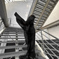 【23s September.】Crackled Textured Detachable Jacket Trench Coat ArtsKoreanMan