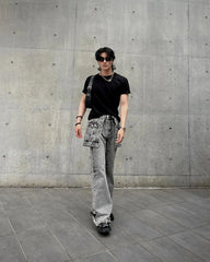 Skull Embellished Leather Shoes ArtsKoreanMan