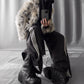 【24s Nov.】Leopard Plush Faux Fur Jacket / Pants