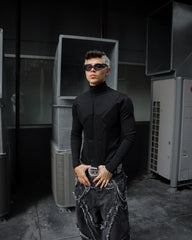 【24s Sep.】Armor Design High-neck Long-sleeved Bottoming Shirt