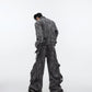 【23s September.】Vintage Denim Jacket  Baggy Cargo Pants Set ArtsKoreanMan