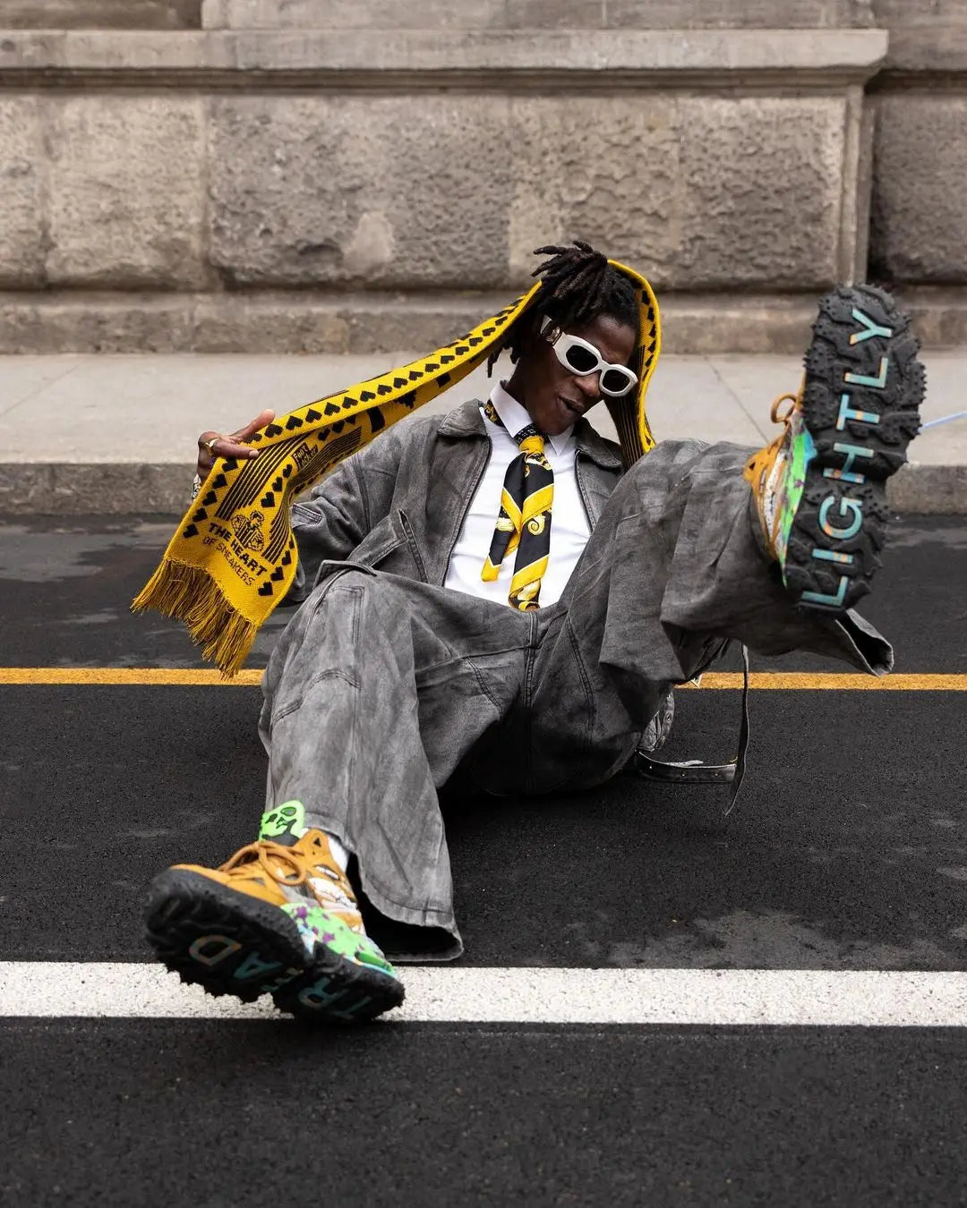 【23s September.】Vintage Denim Jacket  Baggy Cargo Pants Set ArtsKoreanMan